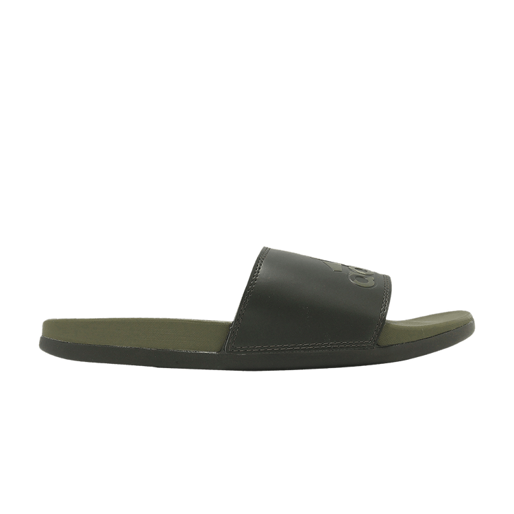 adidas Adilette Comfort Slides Shadow Olive Olive Strata