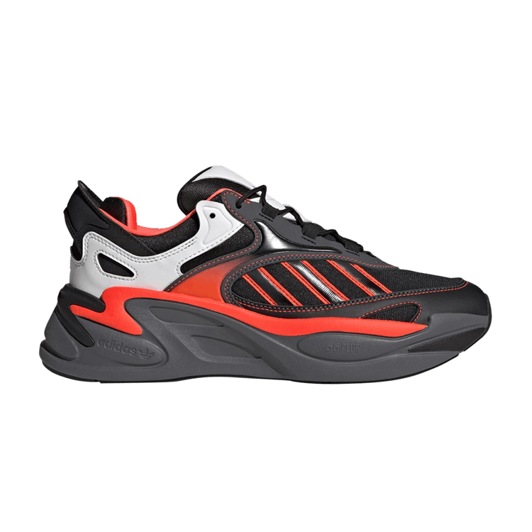 adidas Ozmorph Core Black Grey Solar Red