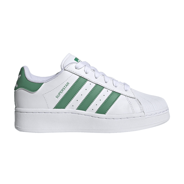 adidas Superstar XLG White Semi Court Green (Women's)