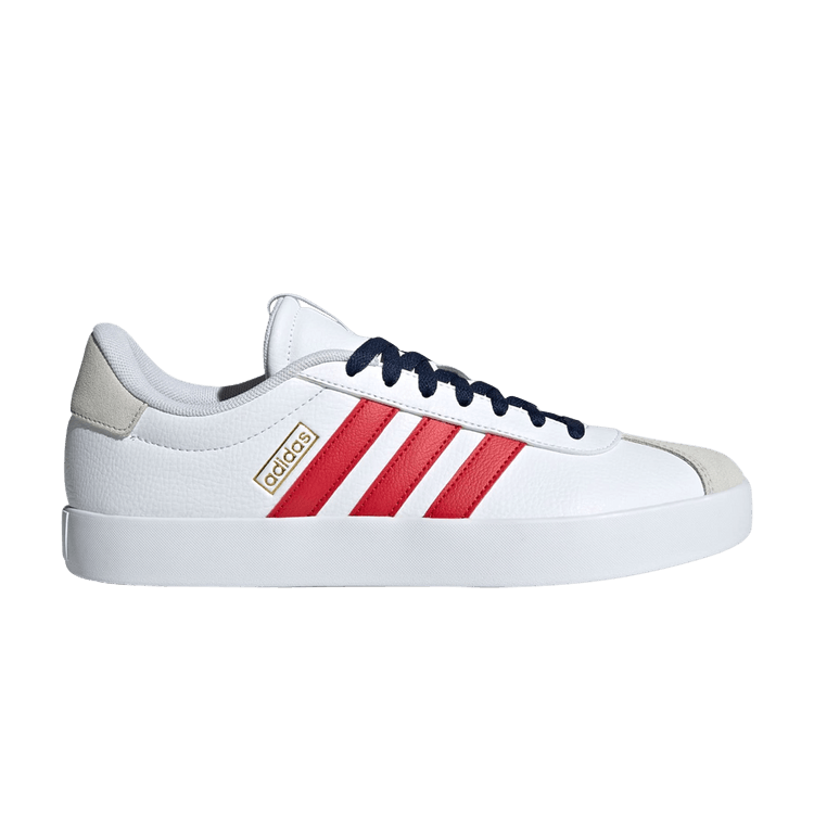 adidas Vl Court 3.0 Cloud White Better Scarlet Team Navy Blue