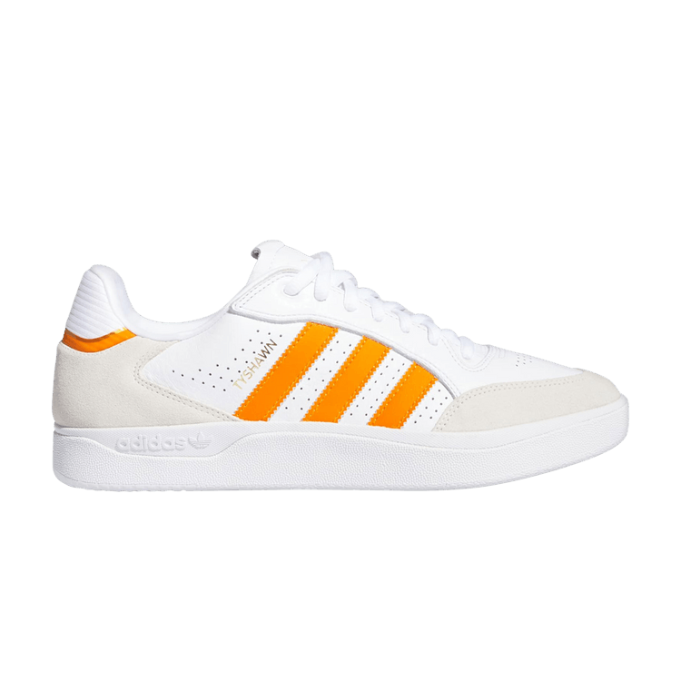 adidas Tyshawn Low Cloud White Crystal White Gold Metallic