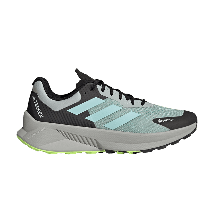 adidas Terrex Soulstride Flow Gore-Tex Wonder Silver Semi Flash Aqua Lucid Lemon