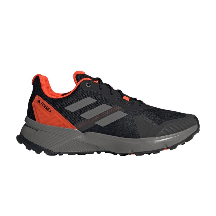 adidas Terrex Soulstride Trail Core Black Grey Solar Red