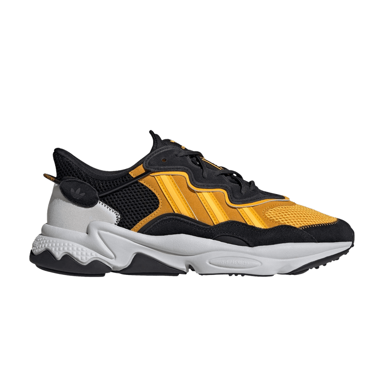 adidas Ozweego Core Black Grey Crew Yellow