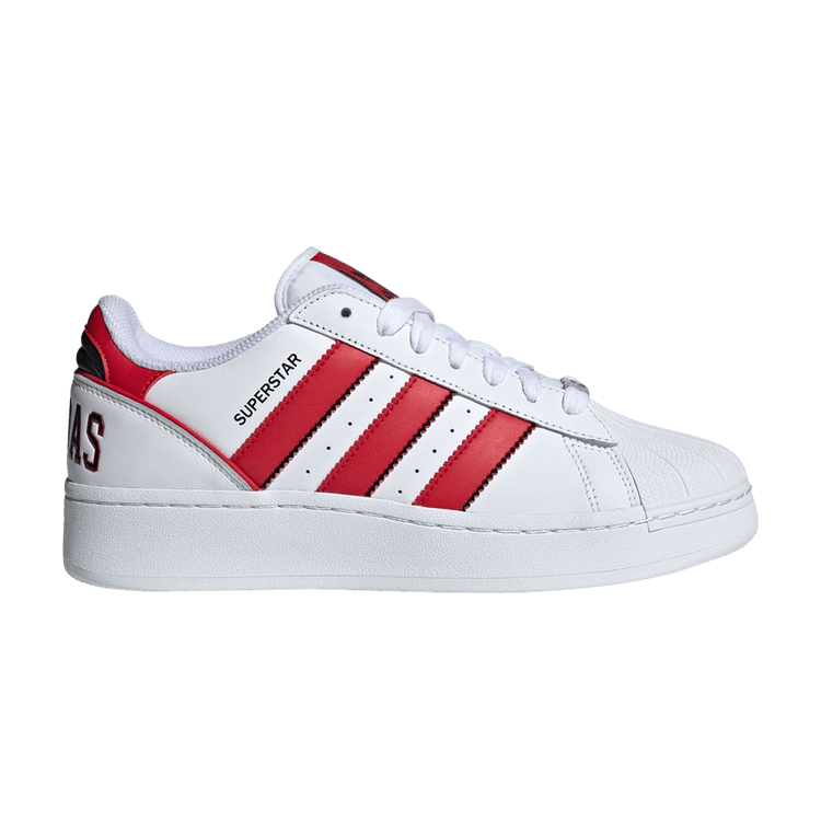 adidas Superstar XLG Cloud White Better Scarlet Core Black