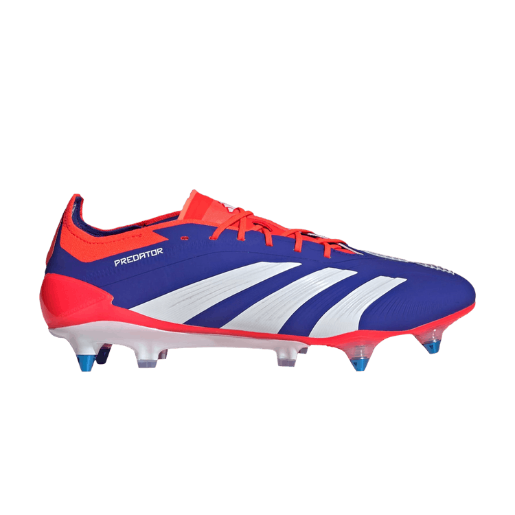 adidas Predator Elite SG Lucid Blue Cloud White Solar Red