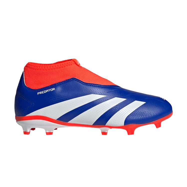 adidas Predator League Laceless FG Lucid Blue Cloud White Solar Red (GS)