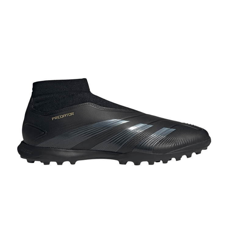 adidas Predator League Laceless Turf Core Black Carbon Gold Metallic