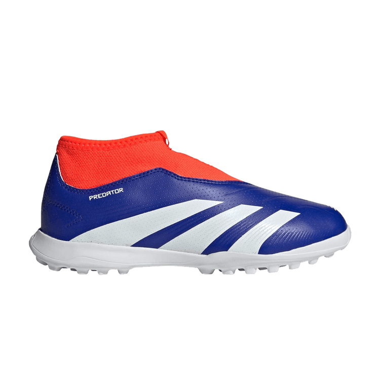adidas Predator League Laceless Turf Lucid Blue Cloud White Solar Red (GS)