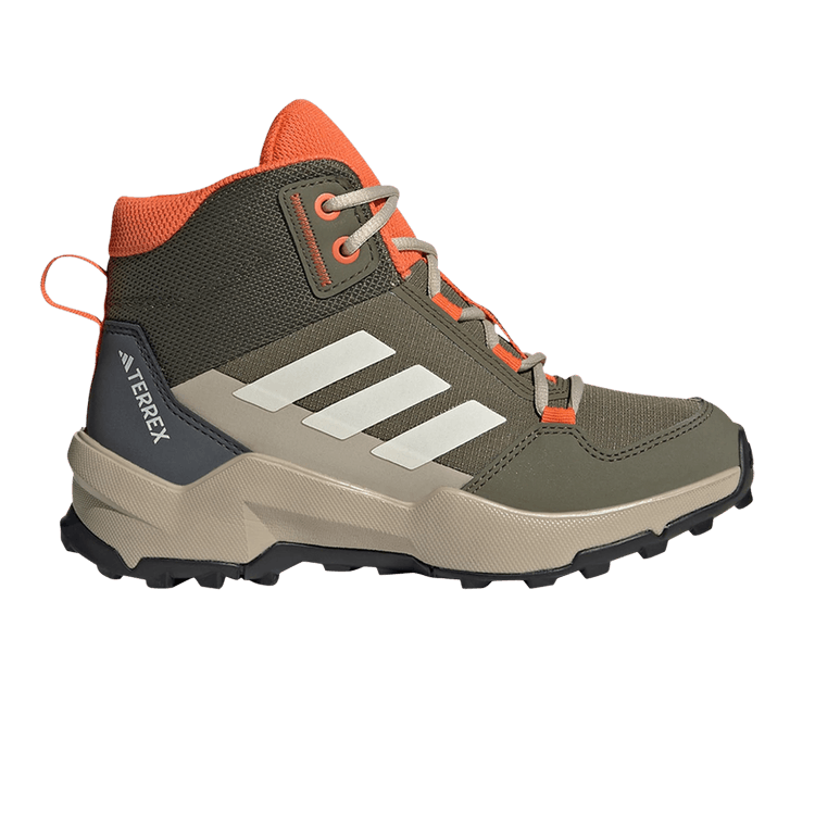 adidas Terrex AX4R Mid Olive Strata Wonder White Semi Impact Orange (GS)