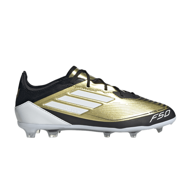 adidas F50 Pro FG Messi Gold Metallic Cloud White Core Black (GS)