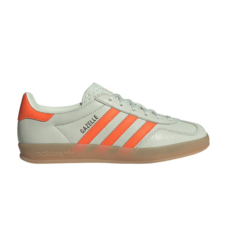 adidas Gazelle Indoor Linen Green Solar Orange (Women's)