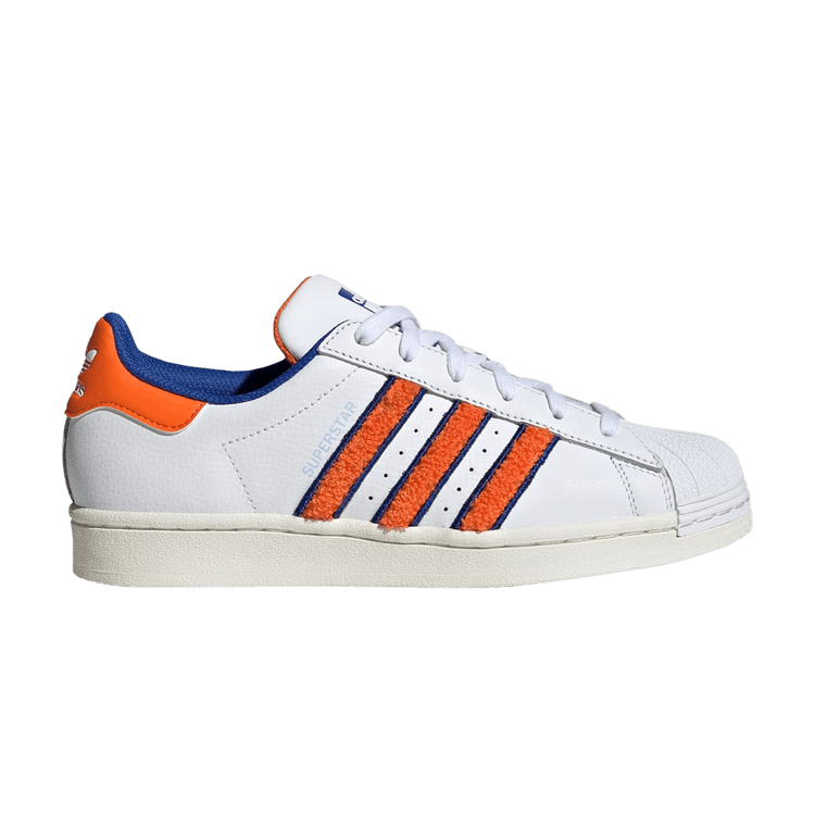 adidas Superstar Cloud White Orange Royal Blue (Women's)