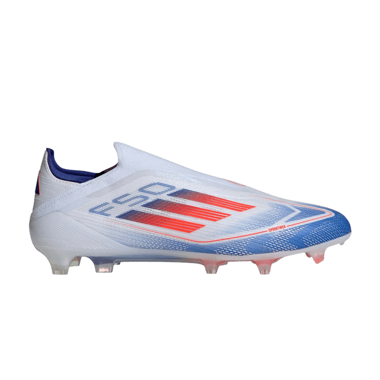 adidas F50 Elite Laceless FG Cloud White Solar Red Lucid Blue