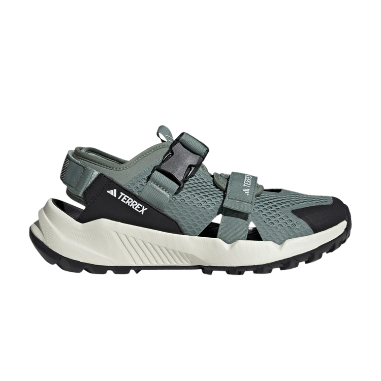 adidas Terrex Hydroterra At Sandals Silver Green Core Black Crystal Jade