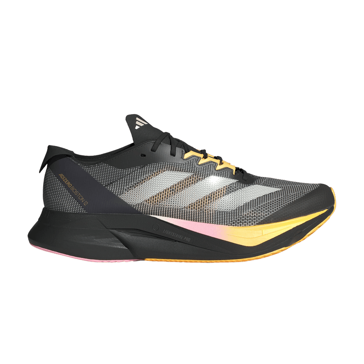 adidas Adizero Boston 12 Core Black Zero Metalic Spark