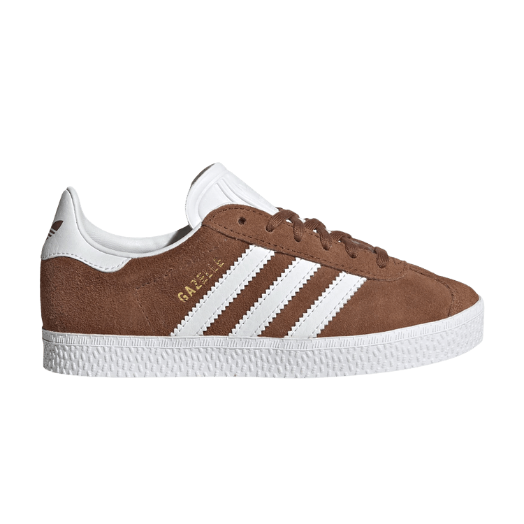 adidas Gazelle Preloved Brown Cloud White Gold Metallic (PS)