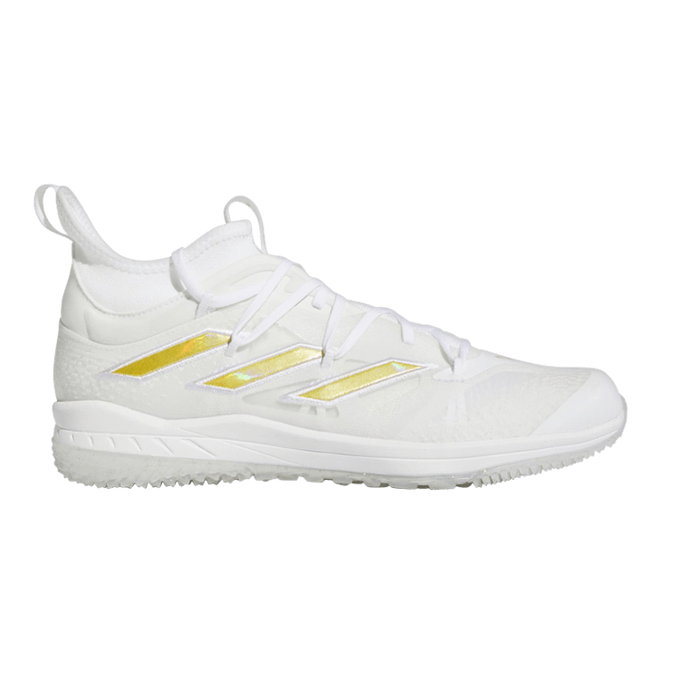 adidas Adizero Afterburner 9 NWV Turf Cloud White Gold Metallic