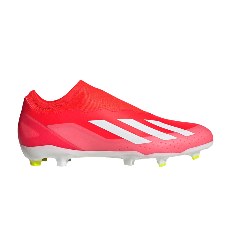 adidas Crazyfast League Laceless FG Solar Red Cloud White Team Solar Yellow