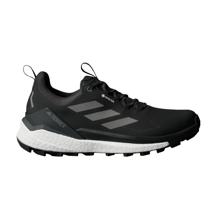 adidas Terrex Free Hiker 2.0 Low Gore-Tex Core Black Grey Cloud White