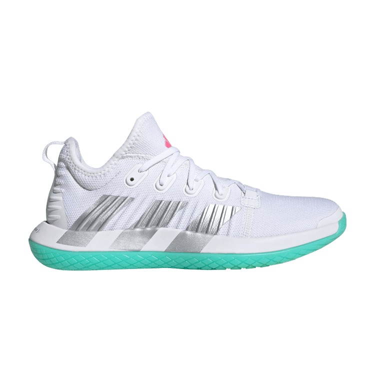 adidas Stabil Next Gen Handball Cloud White Silver Metallic Lucid Pink (Women's)