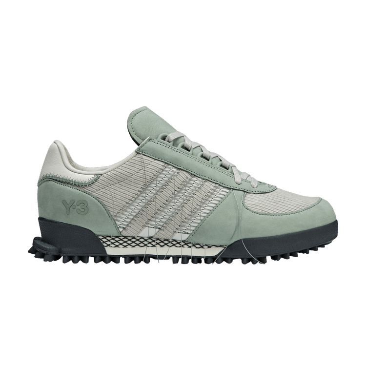 adidas Y-3 Marathon Trail Silver Green Light Brown Off White