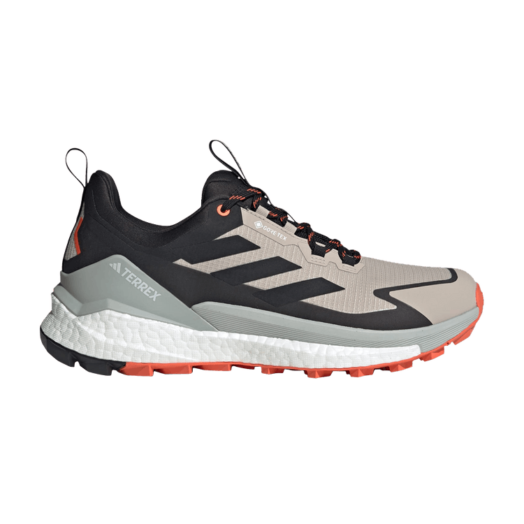 adidas Terrex Free Hiker 2.0 Low Gore-Tex Wonder Beige Core Black Semi Impact Orange