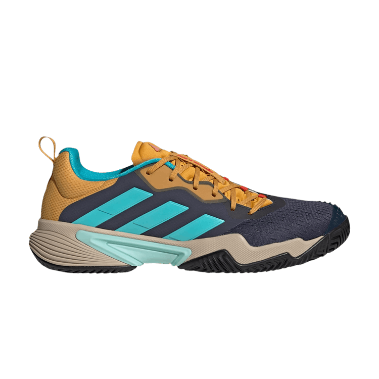 adidas Barricade Shadow Navy Flash Aqua Bright Red