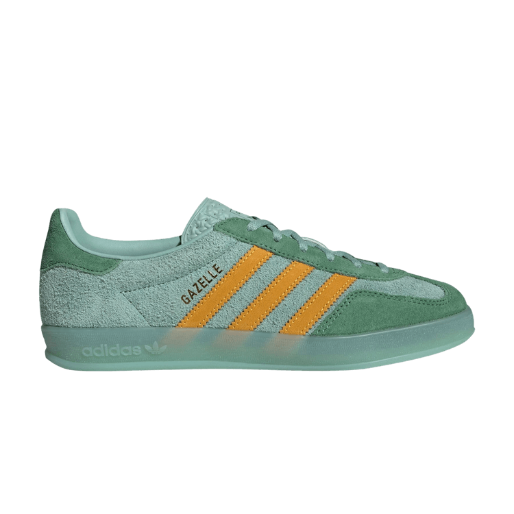 adidas Gazelle Indoor Hazy Green Crew Yellow (Women's)