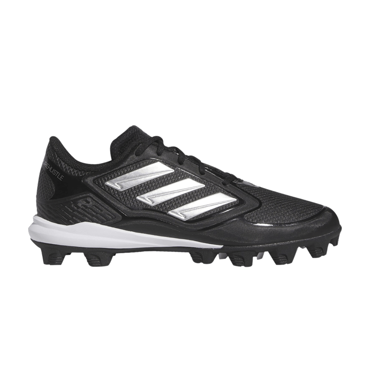 adidas Purehustle 3 MD Core Black Silver Metallic (Women's)