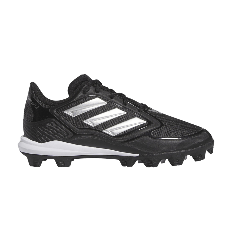 adidas Purehustle 3 MD Core Black Silver Metallic (GS)