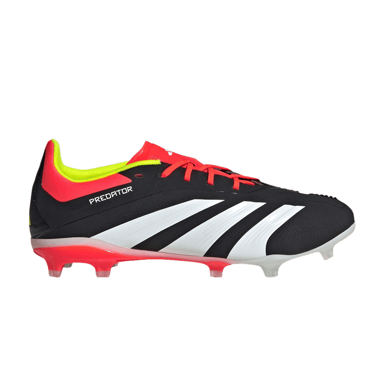adidas Predator 24 Elite FG Core Black Cloud White Solar Red (GS)