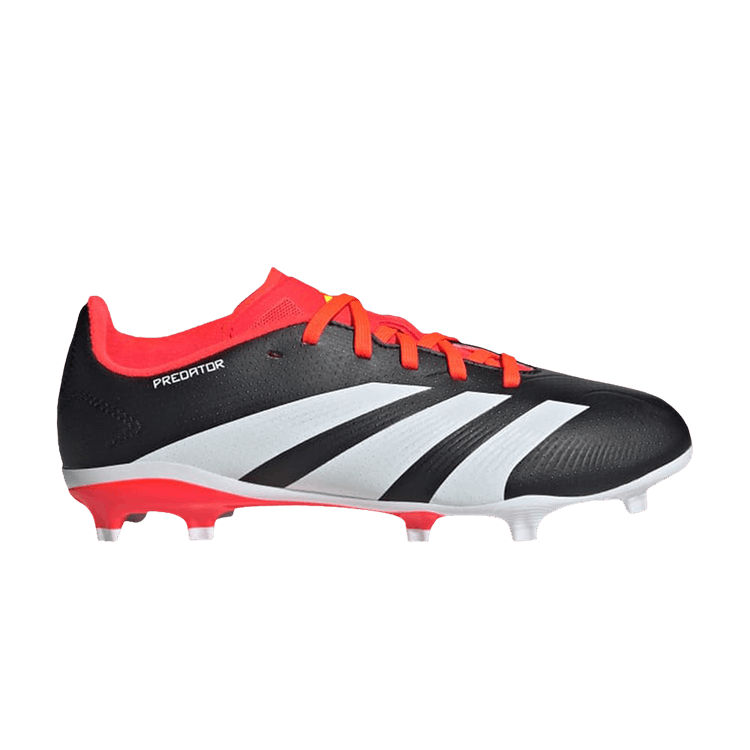 adidas Predator 24 League FG Core Black Cloud White Solar Red (GS)