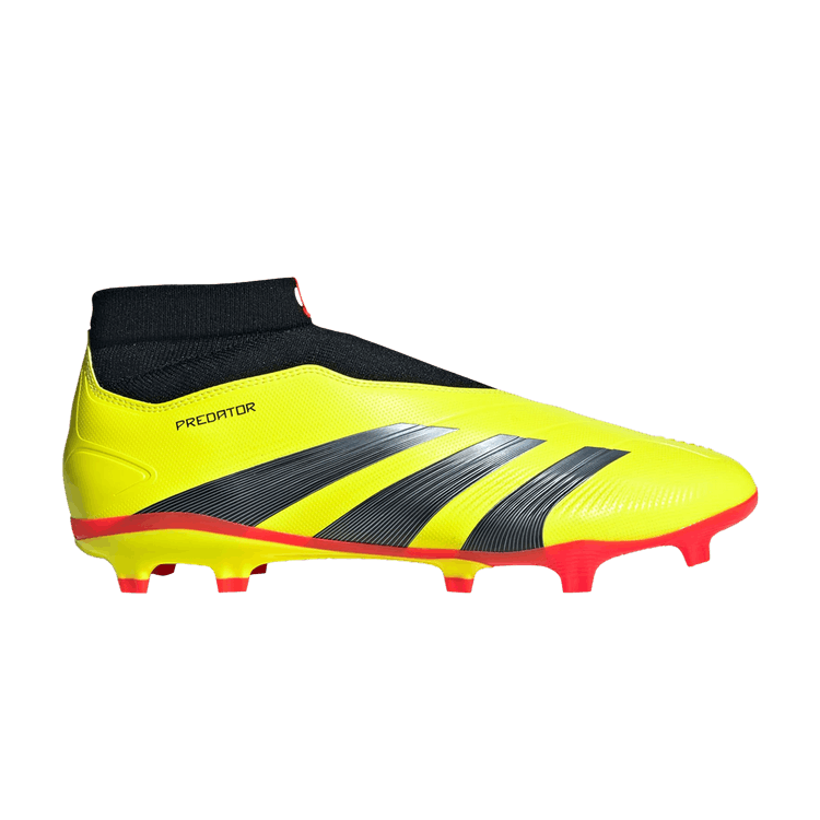 adidas Predator 24 League Laceless FG Team Solar Yellow Core Black Cloud White