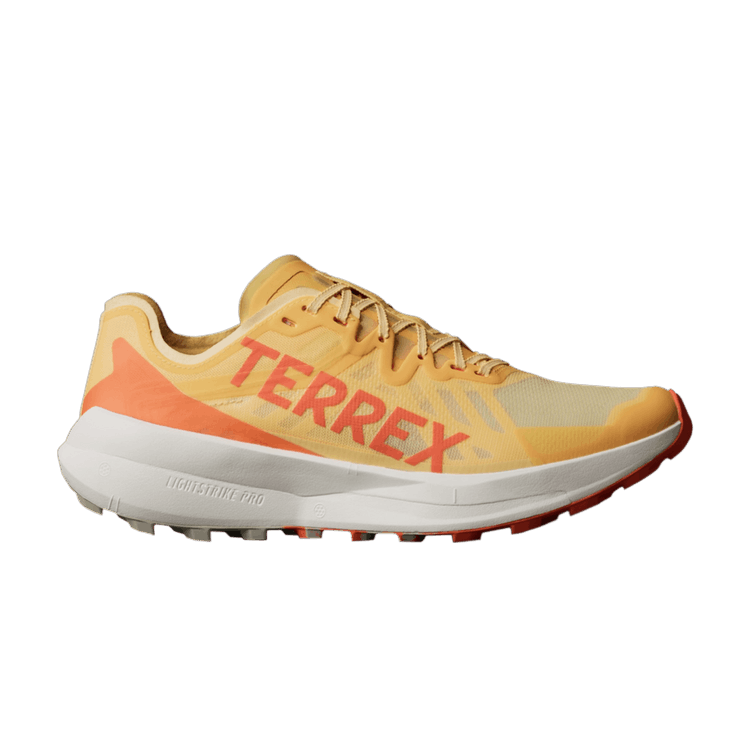 adidas Terrex Agravic Speed Trail Semi Spark Crystal White Impact Orange