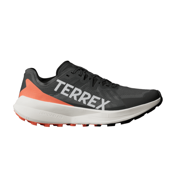 adidas Terrex Agravic Speed Trail Core Black Grey Impact Orange