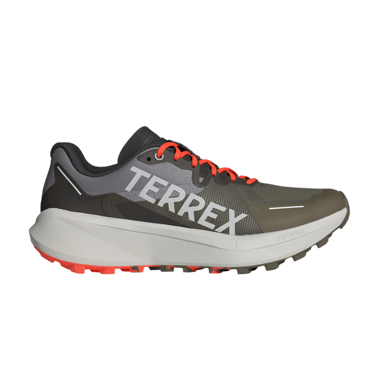 adidas Terrex Agravic 3 Trail Olive Strata Grey Semi Impact Orange