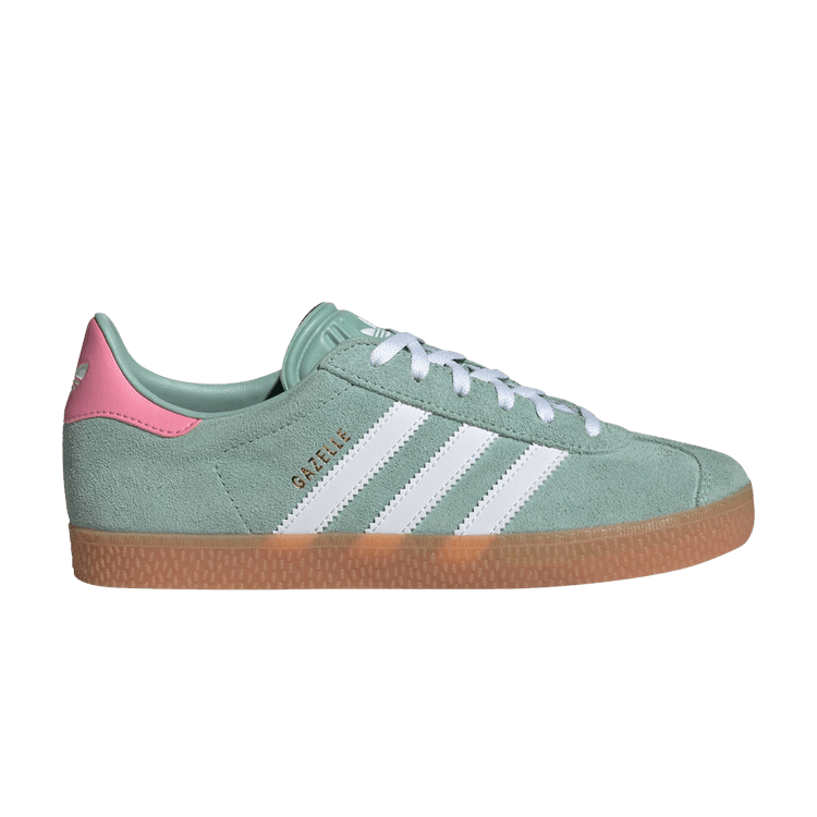 adidas Gazelle Hazy Green Bliss Pink (GS)