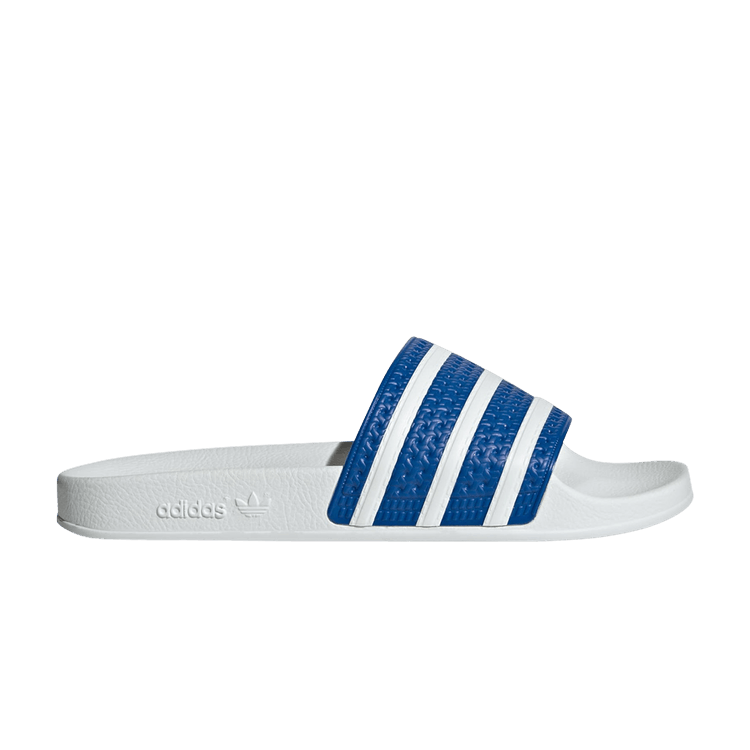 adidas Adilette Slides Blue Cloud White