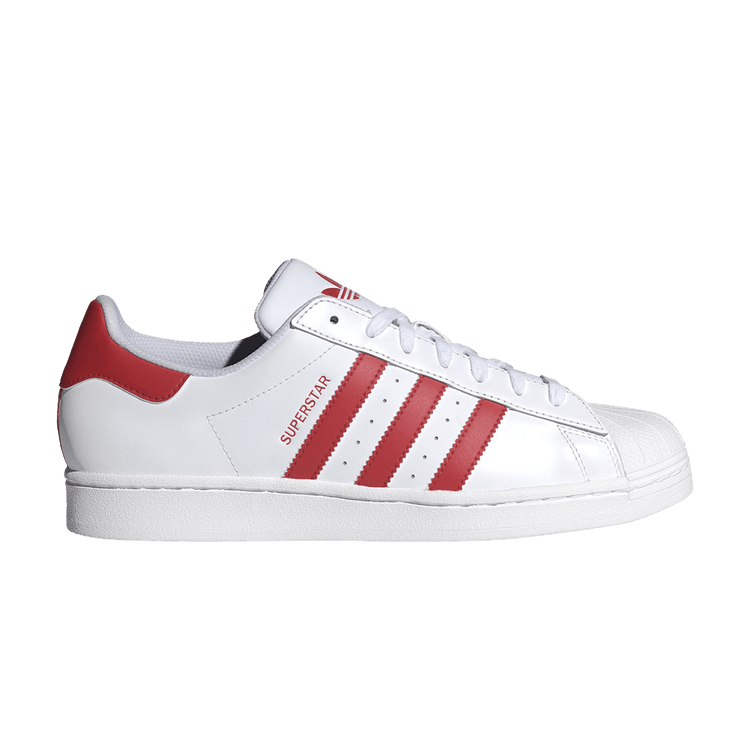 adidas Superstar Cloud White Better Scarlet
