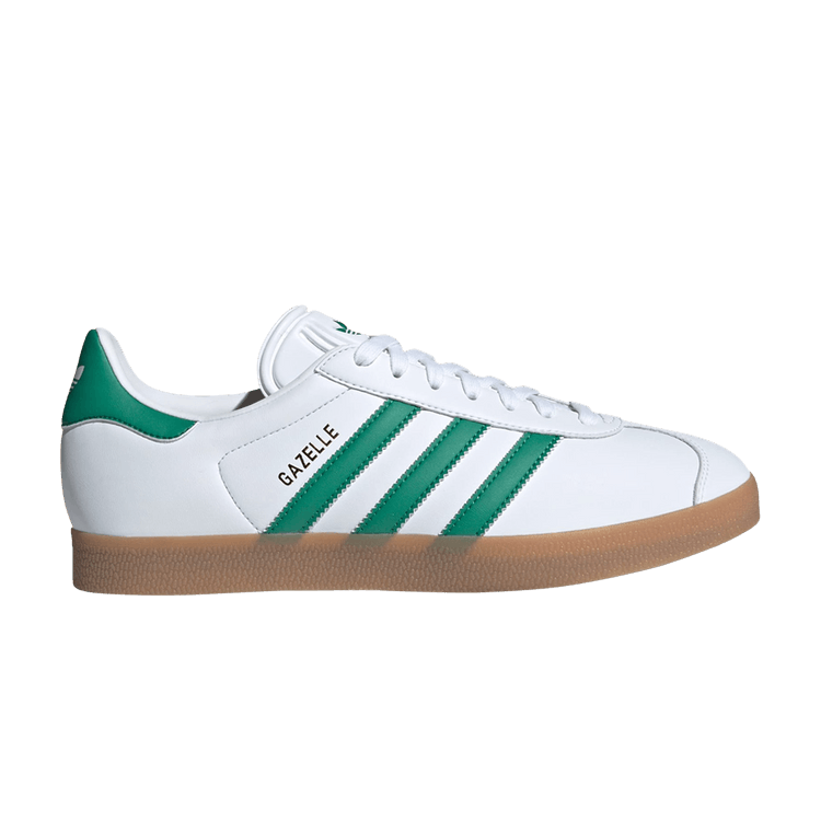 adidas Gazelle White Bold Green Gum