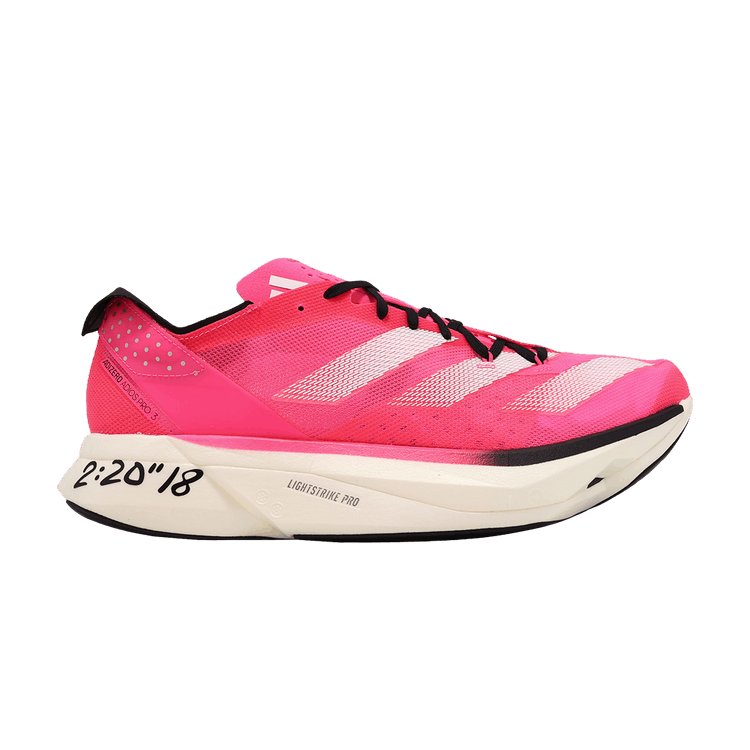 adidas Adizero Adios Pro 3 Lucid Pink Cloud White