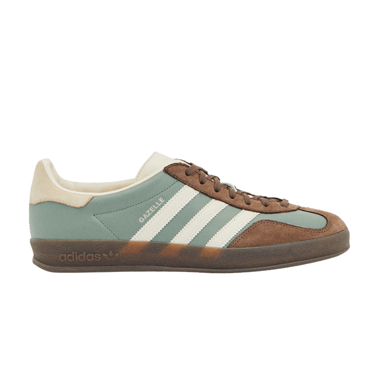 adidas Gazelle Indoor Silver Green Earth Strata