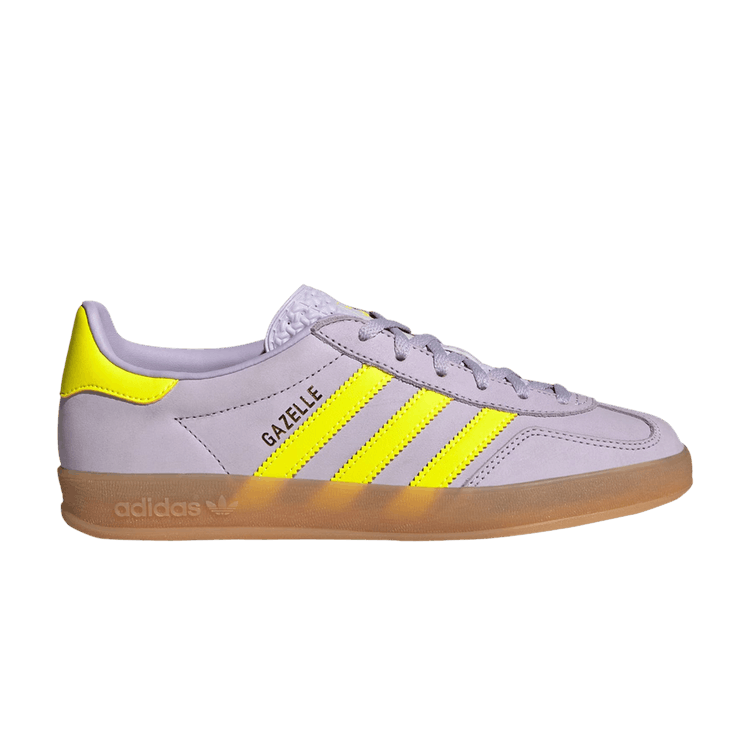 adidas Gazelle Indoor Silver Dawn Solar Yellow (Women's)