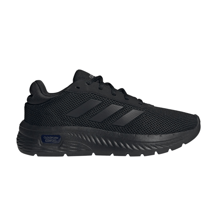 adidas Cloudfoam Comfy Core Black Iron Metallic (Women's)