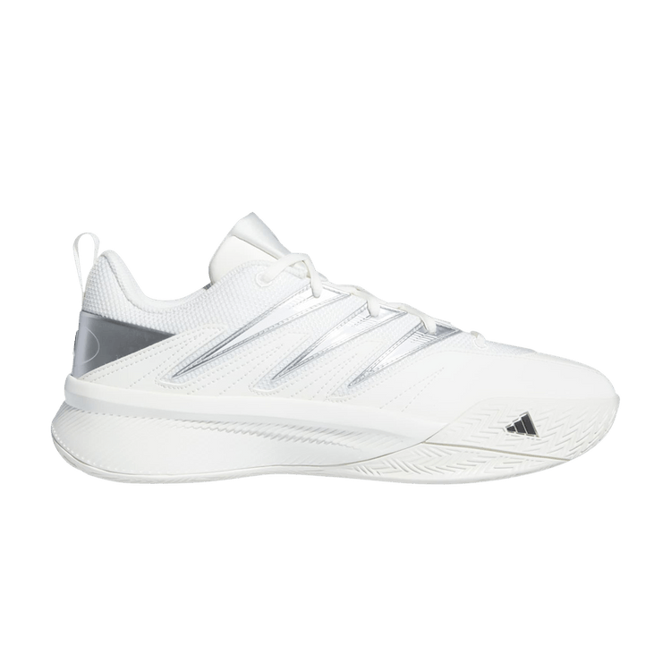 adidas Dame Certified 3 Low Core White Core Black Silver Metallic