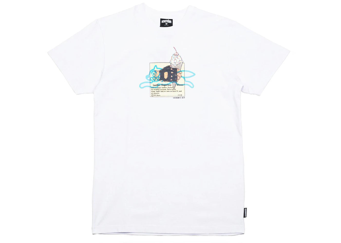 Ice Cream Advertising Tee White
