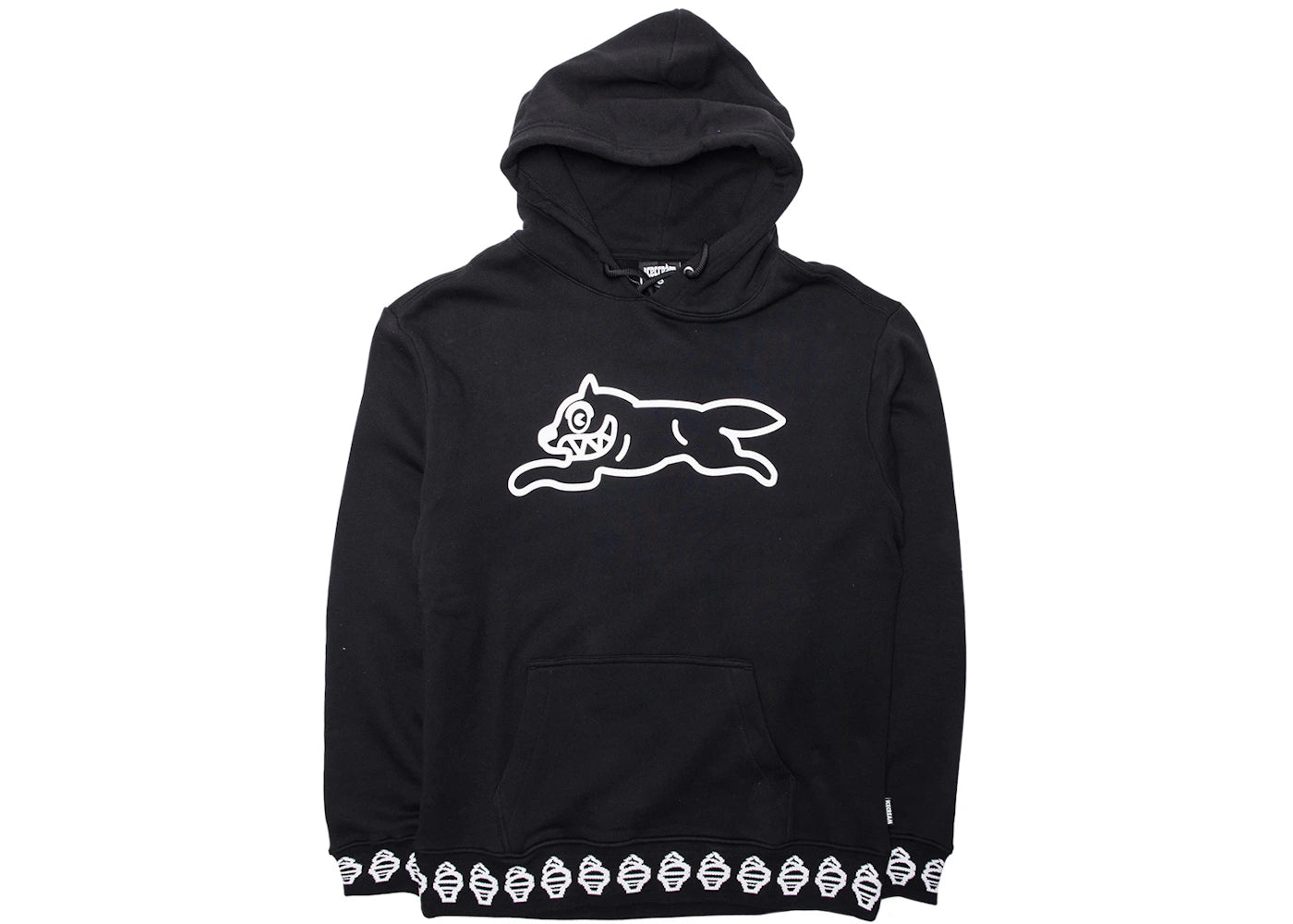 Ice Cream Cones Hoodie Black