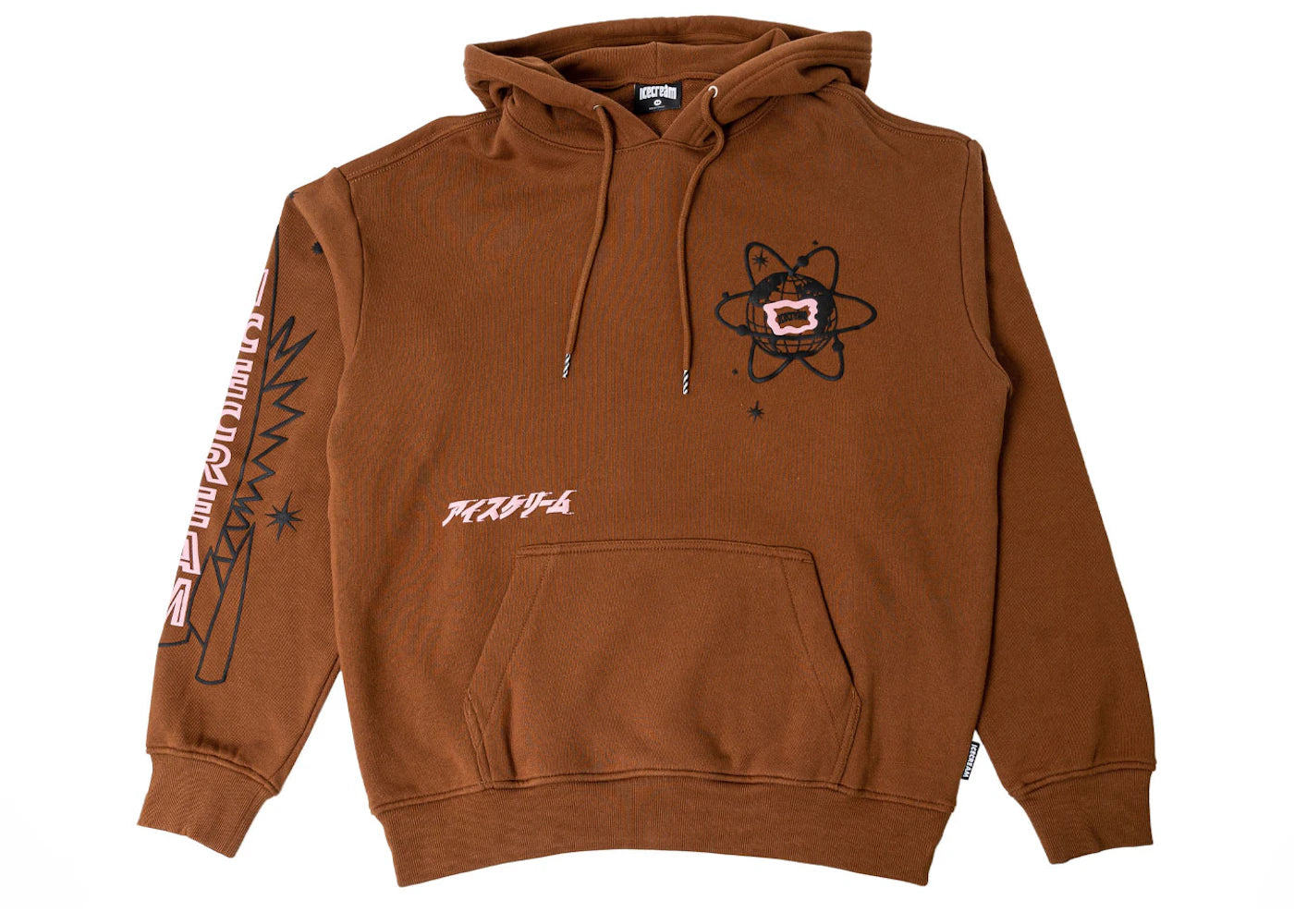 Ice Cream Cones Hoodie Brown