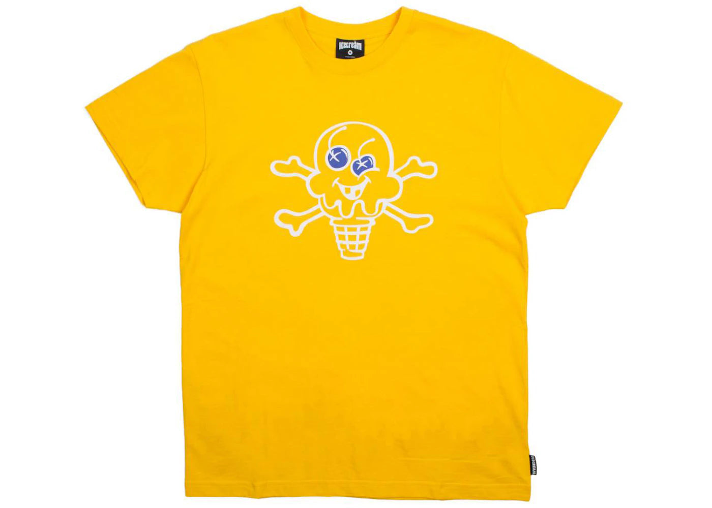 Ice Cream Cones and Bones Tee Yellow